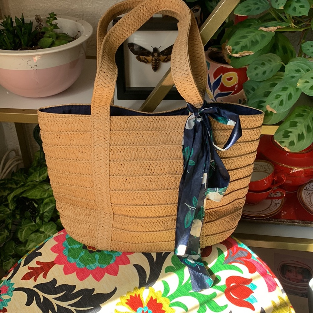 Draper James Everyday Straw Bag